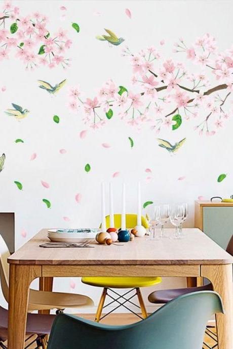Cherry Blossom Wall Decal Nursery Wall Decal Blossom Wall Flower For Girl Nursery Nursery Wall Decal G480