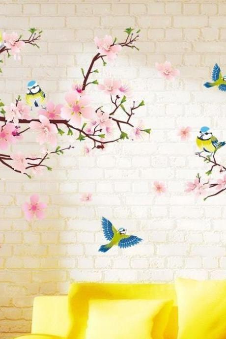 Cherry Blossom Wall Decal Nursery Wall Decal Blossom Wall Flower For Girl Nursery Nursery Wall Decal G471